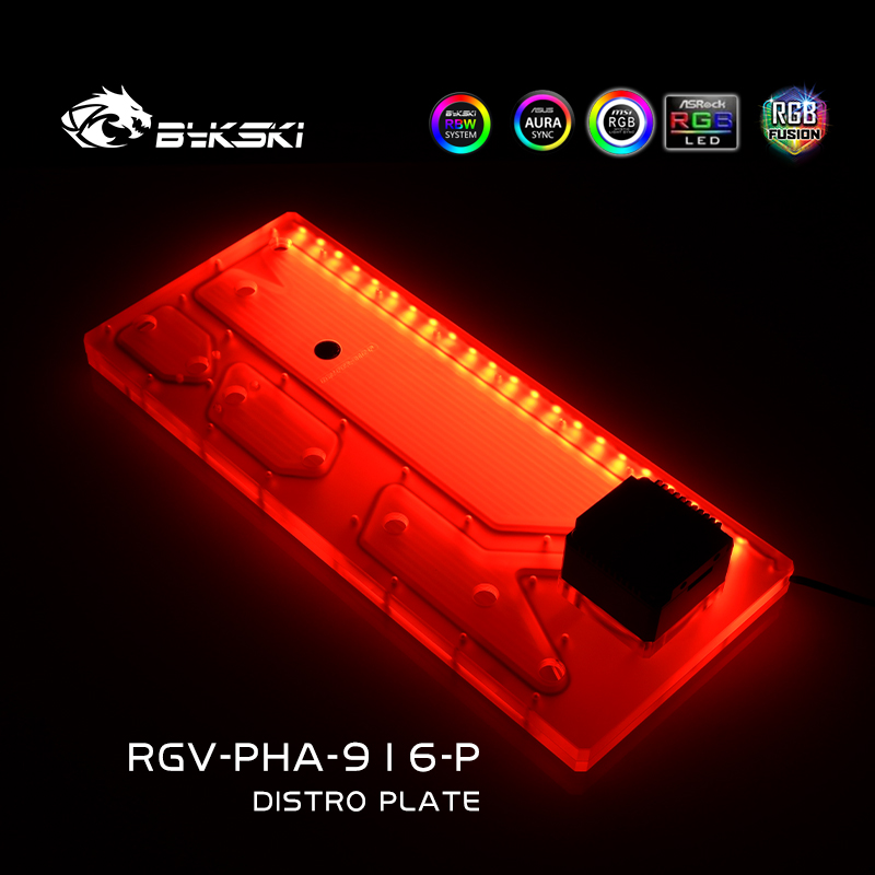 Bykski RGV-PHA-916-P Acrylic D - огляд і ціна Distro Plate Ddc Pump Combo