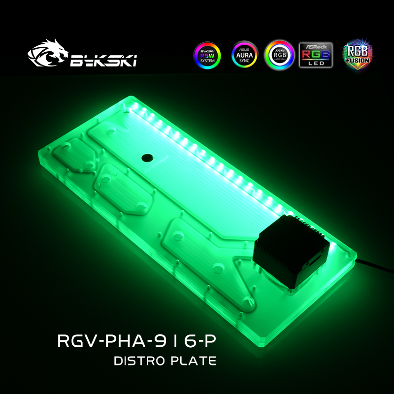 Bykski RGV-PHA-916-P Acrylic D - огляд і ціна Distro Plate Ddc Pump Combo