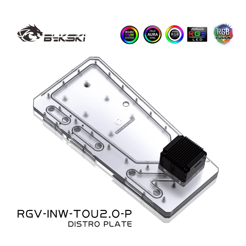 BYKSKI Acrylic Board Water Cha - огляд і ціна Distro Plate Ddc Pump Combo